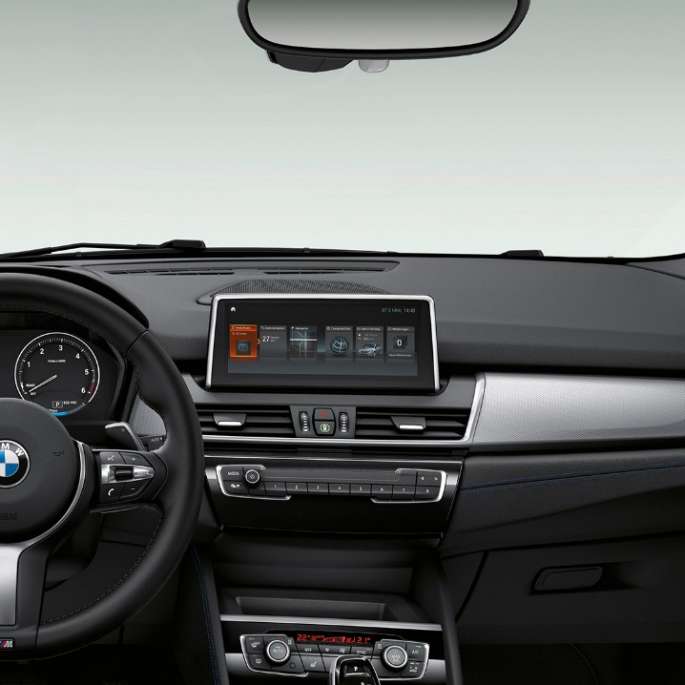 Sportovní sedadla BMW řady 2 Gran Tourer Model M Sport Sportovní sedadla BMW řady 2 Gran Tourer 220d xDrive Model M Sport F46 2018 interiér