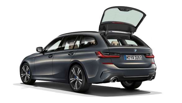 Samostatně otevíratelné zadní okno BMW řady 3 Touring, samostatně otevíratelné zadní okno