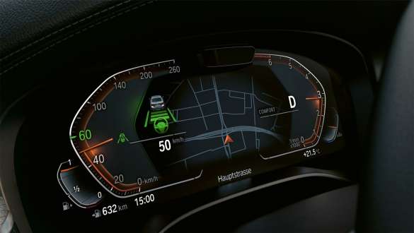 Driving Assistant Professional BMW řady 5 Sedan G30 Driving Assistant Professional BMW řady 5 Sedan G30 Facelift 2020 interiér kokpit