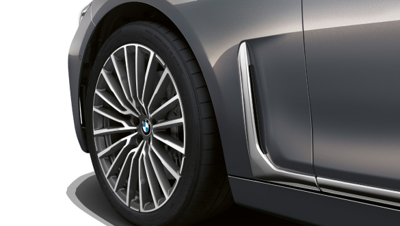 BMW řady 7 Sedan, průduchy Air Breather BMW řady 7 Sedan: detailní pohled na průduchy Air Breather