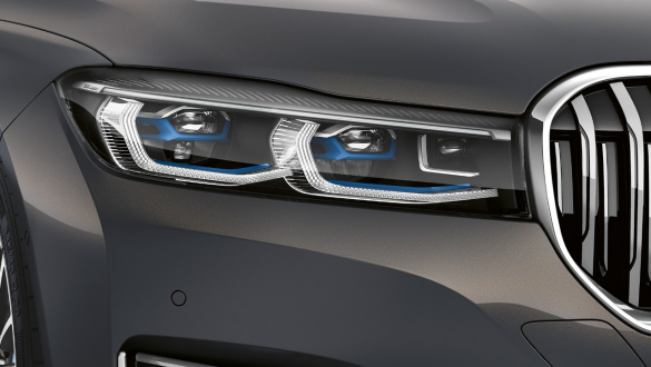 BMW laserové světlomety BMW řady 7 Sedan BMW řady 7 Sedan: detailní pohled na laserové světlomety BMW