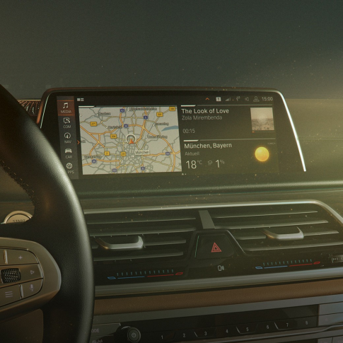 BMW Operating System BMW 7.0 BMW řady 7 Sedan: koncept ovládání BMW Operating System 7.0 na kontrolním displeji