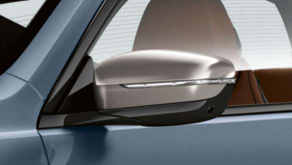 Kryty zpětných zrcátek. BMW řady 8 Coupé, Galvanic Cerium Grey, kryty zpětných zrcátek.