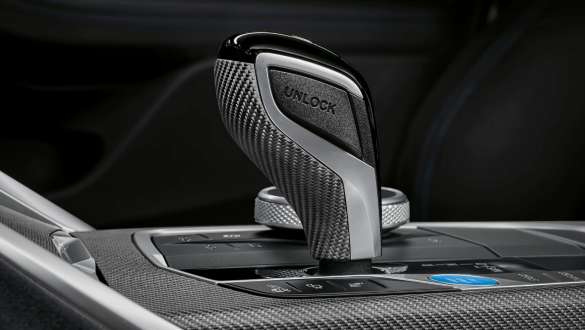M Performance Alcantarový volič směru jízdy BMW i4 eDrive40 G26 2021 M Performance Alcantarový volič směru jízdy BMW i4 eDrive40 G26 2021