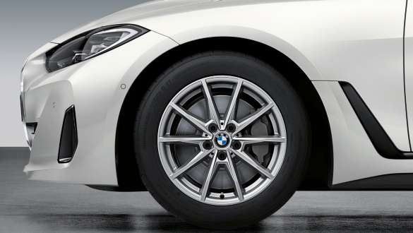 18" BMW kolo z lehké slitiny Double-spoke 853 Gunmetal Grey (šedá) BMW i4 eDrive40 G26 2021 18" BMW kolo z lehké slitiny Double-spoke 853 Gunmetal Grey (šedá) BMW i4 eDrive40 G26 2021