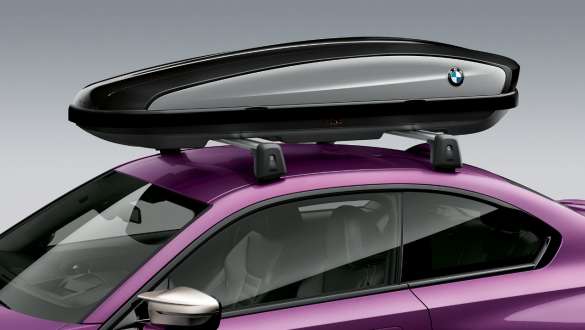 BMW Střešní box 320 černá/stříbrná Titanium BMW řady 2 Coupé G42 2021 BMW Střešní box 320 černá/stříbrná Titanium BMW řady 2 Coupé G42 2021