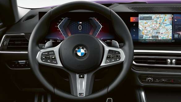 M kožený volant BMW M240i xDrive Coupé G42 2021 BMW M240i xDrive Coupé G42 2021 M kožený volant detail