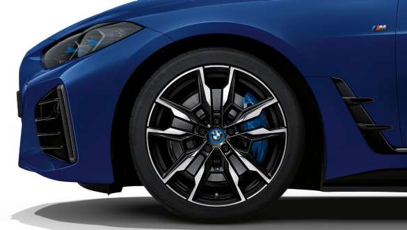19" M kola z lehké slitiny 861 M BMW i4 M50 G26 2021 19 M kola z lehké slitiny 861 M i4 M50 G26 2021 metalický lak Individual Frozen Portimao Blue (modrá)