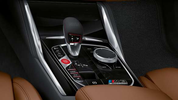 8stupňová automatická převodovka Steptronic BMW M3 Competition Sedan 2020 BMW M3 Competition Sedan G80 2020 8stupňová převodovka M Steptronic v detailním pohledu na volič