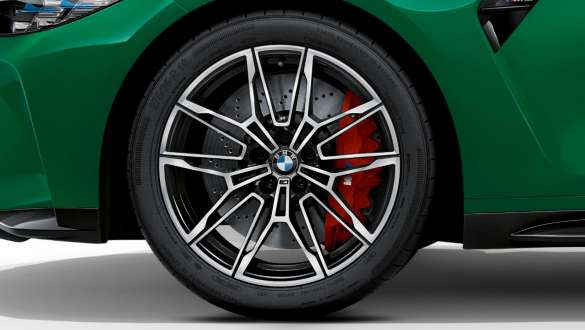 19"/20" M kovaná kola 825 M Bicolour Black BMW M3 Sedan G80 2020 BMW M3 Sedan G80 2020 19"/20" M kovaná kola 825 M Bicolour Black detailní pohled na kolo