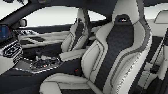 M sportovní sedadla BMW M4 Coupé G82 2020 BMW M4 Coupé G82 2020 M sportovní sedadla interiér