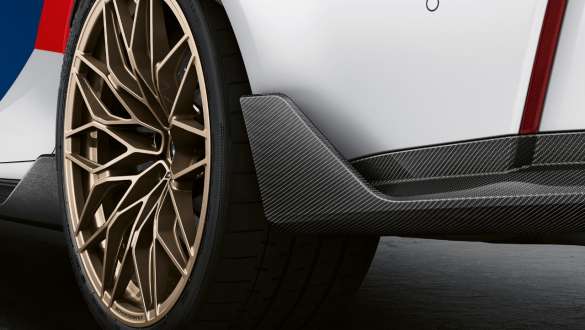 M Performance zadní karbonová aerodynamická křidélka BMW M4 Coupé G82 2020 BMW M4 Coupé G82 2020 M Performance zadní karbonová aeordynamická křidélka v detailním pohledu