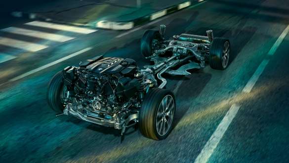 Adaptivní M podvozek. BMW M850i xDrive Coupé s Adaptivním M podvozkem.