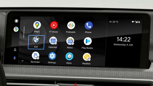 Integrace chytrého telefonu M modely BMW X4 F98 G02 LCI Facelift 2021 M modely BMW X4 F98 G02 LCI 2021 Integrace chytrého telefonu Kontrolní displej