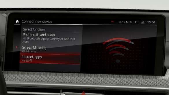 WiFi hotspot M modely BMW X4 F98 G02 LCI 2021 M modely BMW X4 F98 G02 LCI 2021 WiFi hotspot Kontrolní displej