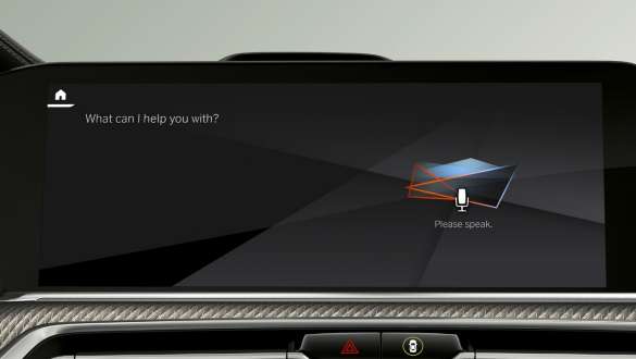 M automobily BMW X6 s výbavou BMW Intelligent Personal Assistant BMW Intelligent Personal Assistant automobilů BMW X6 M F96 2020, interiér