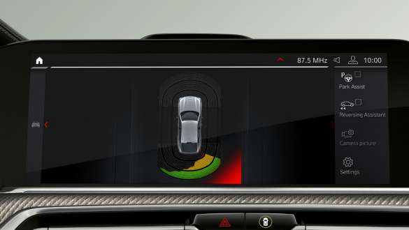 M automobily BMW X6 s výbavou Parking Assistant Plus Výbava Parking Assistant Plus M automobilů BMW X6 F96 2020, interiér