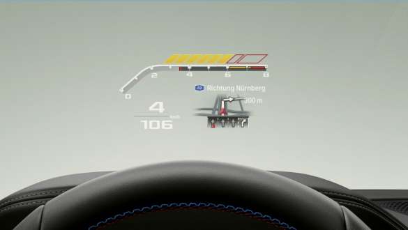 M modely BMW X6 M specifický Head-Up Displej F96 M specifický Head-Up Displej M modely BMW X6 F96 2020 SUV Interiér