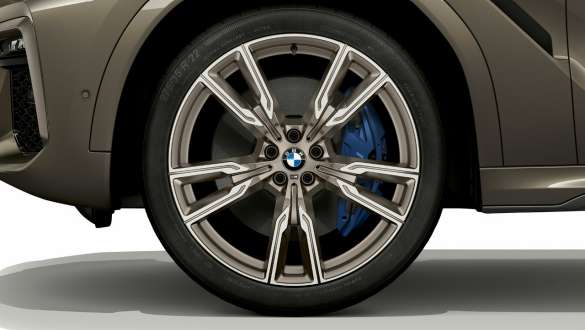 BMW X6 M50i se zaměřením na G06 2018 SUV G06 BMW X6 M50i exteriér kola z lehké slitiny G06 2018 SUV