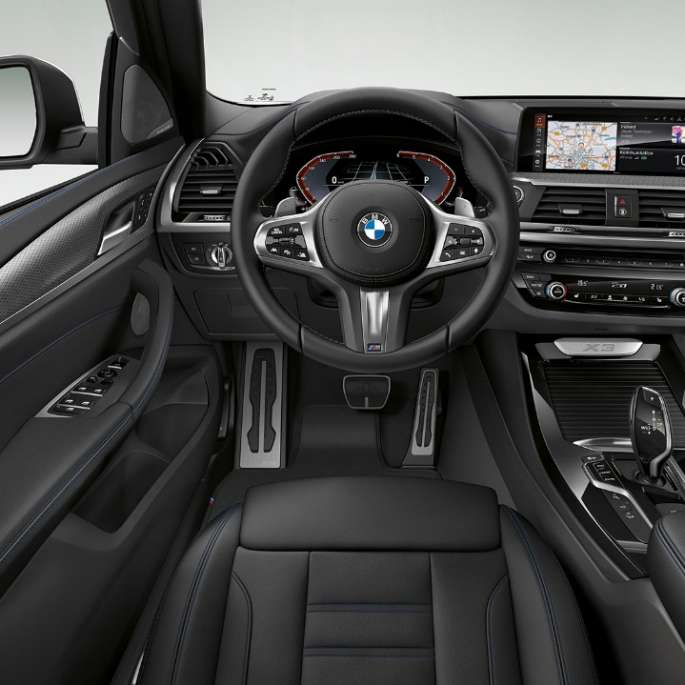 BMW X3 M40i, Model M Sport, interiér BMW X3 M40i, Model M Sport, interiér