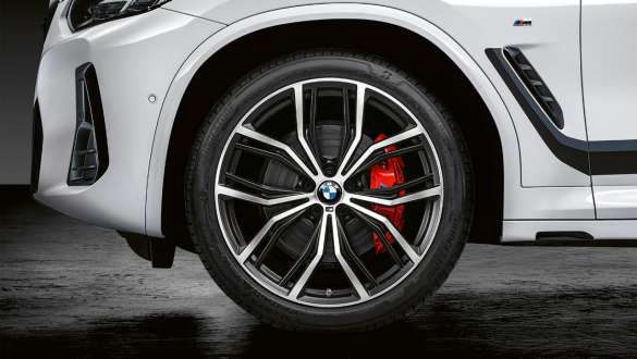 BMW X4 G02 BMW X4 G02 21" M Performance kované kolo Y-spoke 701 M Bicolour 2021 BMW X4 G02 21" M Performance kované kolo Y-spoke 701 M Bicolour (matné černé Jet Black, frézované) 2021