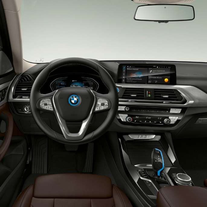 BMW iX3 G08 model Impressive, kokpit BMW iX3 G08 2020 model Impressive, kokpit, interiér