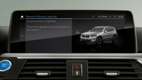 Remote Software Upgrade BMW iX3 G08 Remote Software Upgrade BMW iX3 G08 2020 ovládací displej, interiér