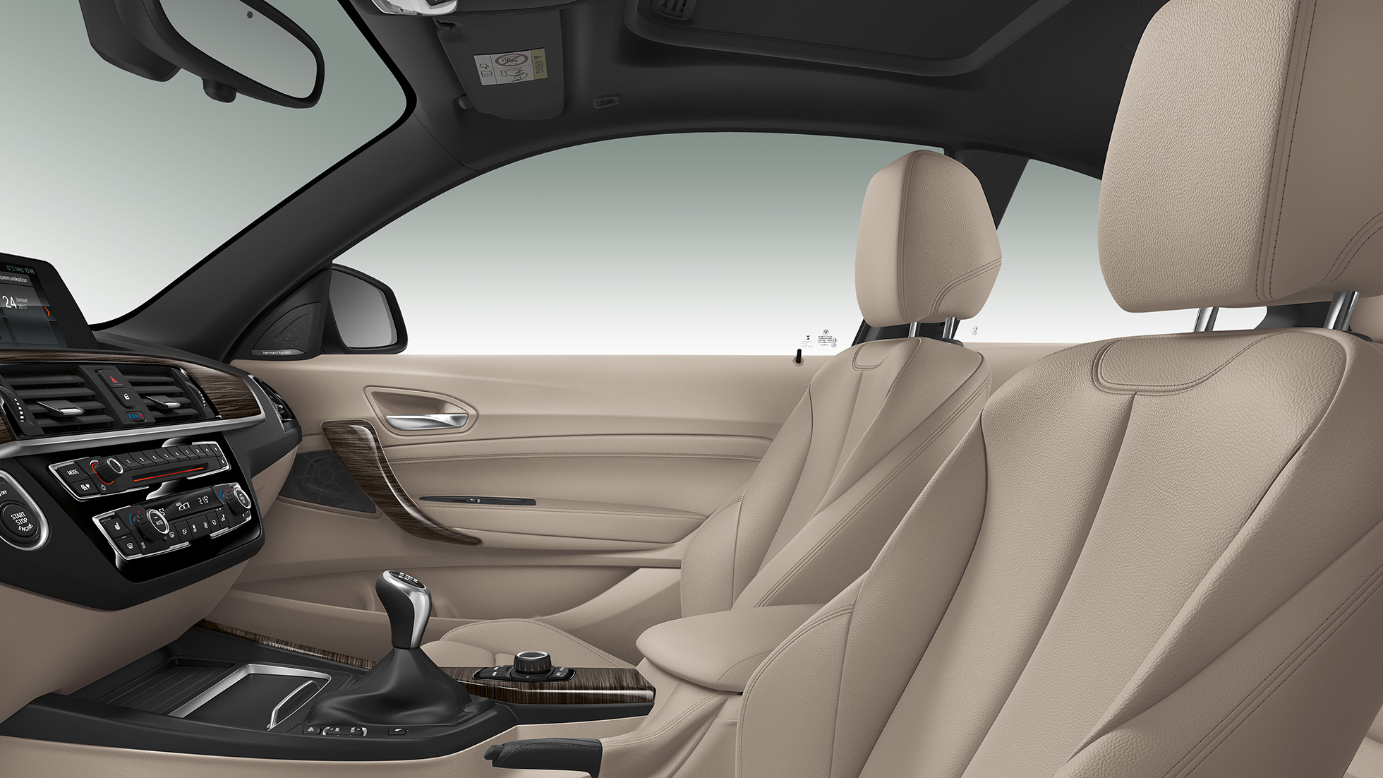 BMW řady 2 Coupé, interiér Modelu Luxury Line BMW řady 2 Coupé, interiér Modelu Luxury Line