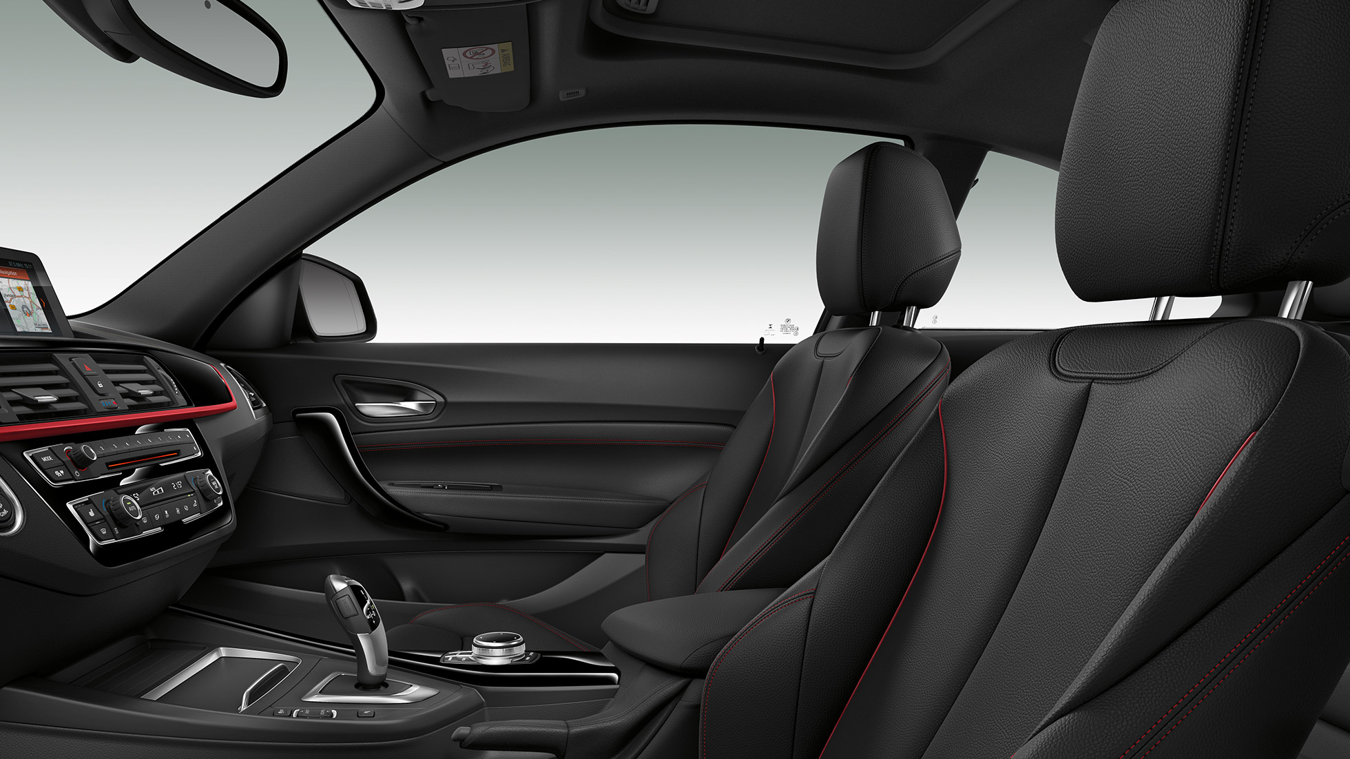 BMW řady 2 Coupé, interiér Modelu Sport Line BMW řady 2 Coupé, interiér Modelu Sport Line