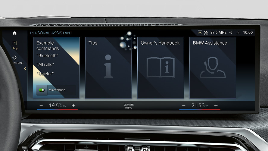 BMW Intelligent Personal Assistant BMW řady 3 Sedan LCI G20 BMW Intelligent Personal Assistant