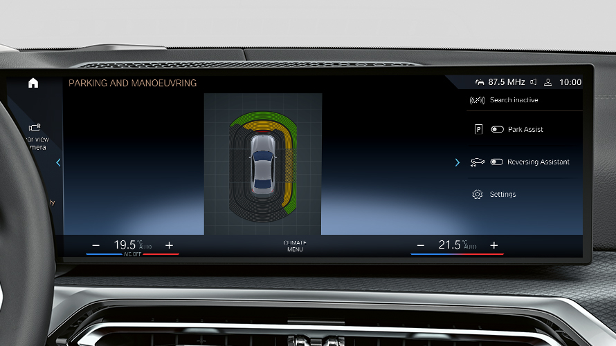 Couvací asistent BMW řady 3 Sedan LCI G20 Couvací asistent