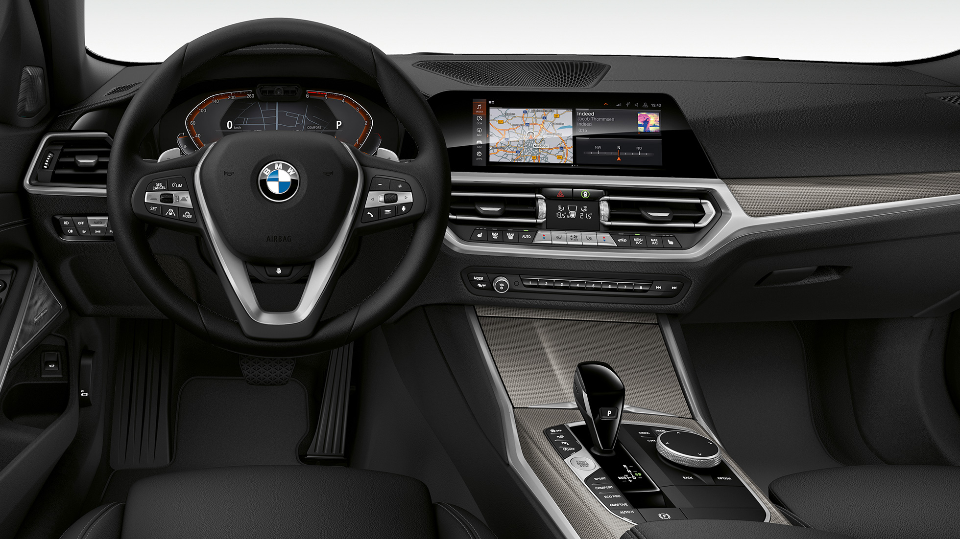 Model Sport Line, palubní deska BMW řady 3 Touring, Model Sport Line, palubní deska