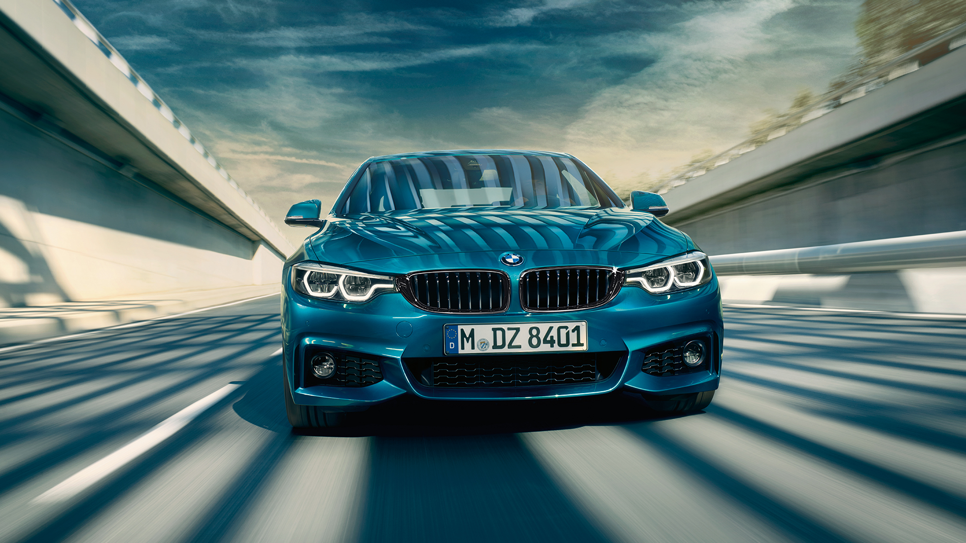 BMW řady 4 Coupé, statický záběr zpředu BMW řady 4 Coupé, statický záběr zpředu