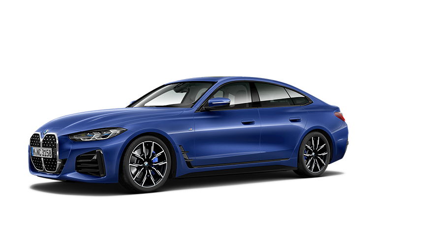 BMW řady 4 BMW řady 4 Gran Coupé G26 2021 tříčtvrteční pohled z boku BMW řady 4 BMW řady 4 Gran Coupé G26 2021 tříčtvrteční pohled z boku