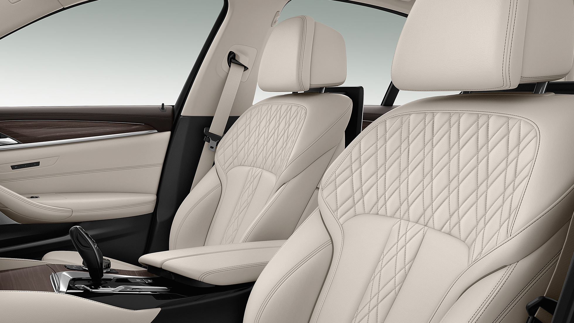 Čalounění BMW řady 5 Sedan Luxury Line Čalounění Luxury Line v BMW řady 5 Sedan 540d Sedan G30 v metalické barvě Imperial Blue s briliantovým efektem