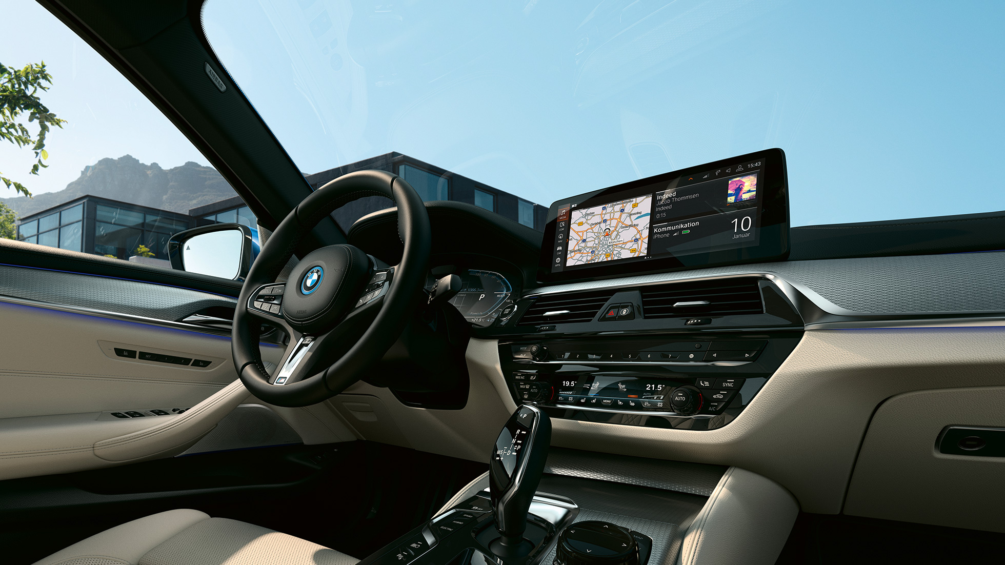 Interiér BMW řady 5 Sedan G30 BMW řady 5 Sedan G30 Facelift 2020 interiér