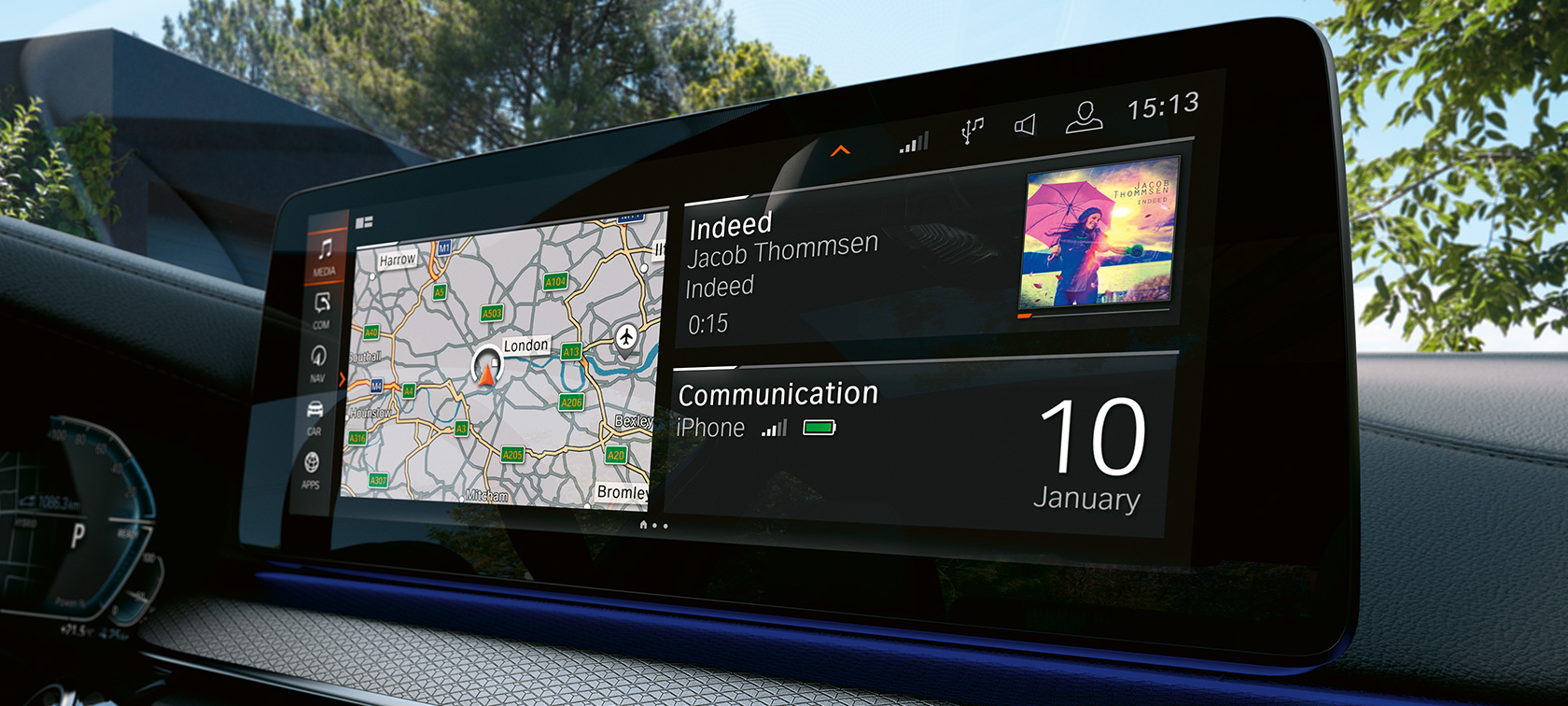 Technologie BMW řady 5 Touring G31 Informační displej BMW řady 5 Touring G31 Facelift 2020 interiér kokpit
