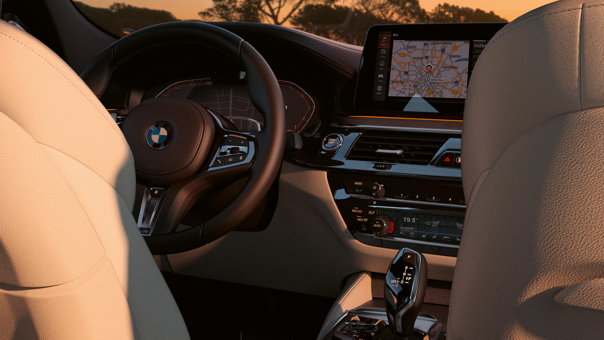 Kokpit BMW řady 6 Gran Turismo xDrive G32 2020 Interiér Kokpit BMW řady 6 Gran Turismo G32 2020