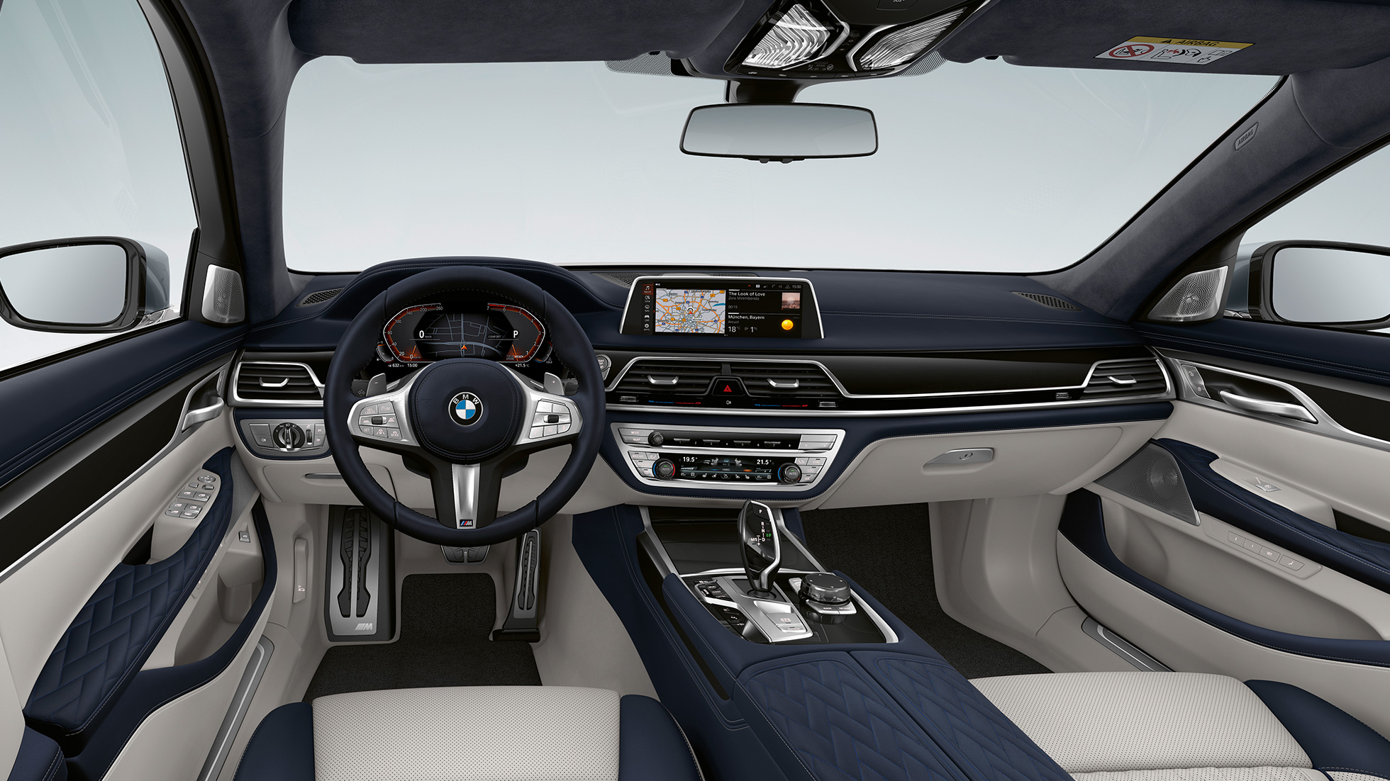 BMW řady 7 Sedan s M sportovním paketem, interiér Interiér BMW řady 7 Sedan s M sportovním paketem