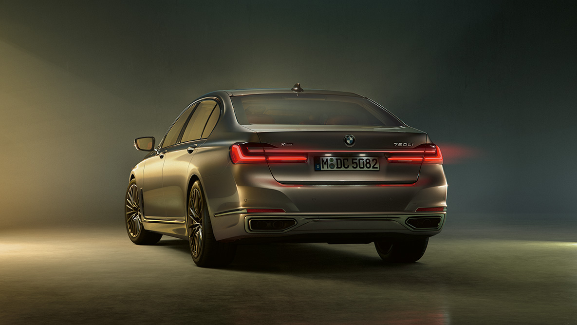 BMW řady 7 Sedan světelný koncept Světelný koncept: BMW řady 7 Sedan zadní pohled