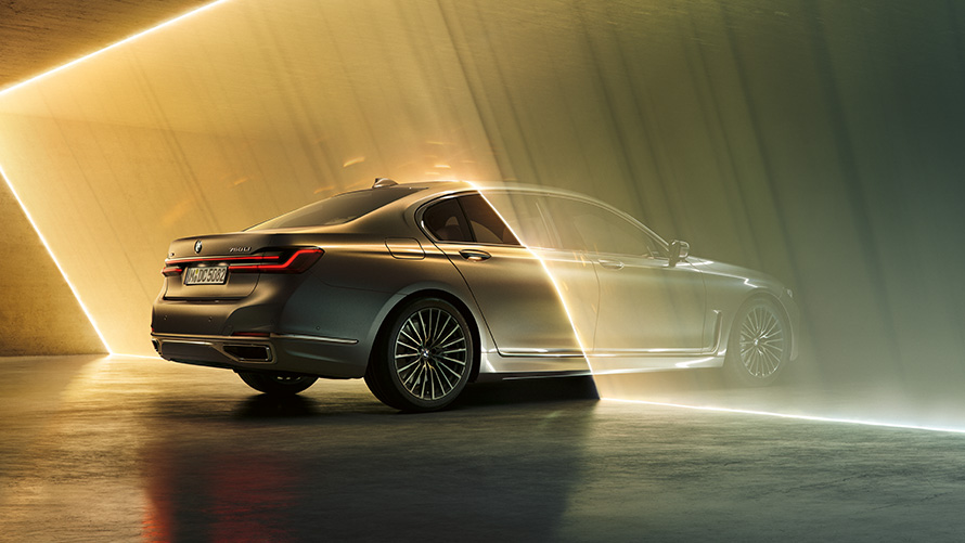 BMW řady 7 G11 G12 2021 technické údaje BMW řady 7 G11 G12 2021 technické údaje skica zadní části