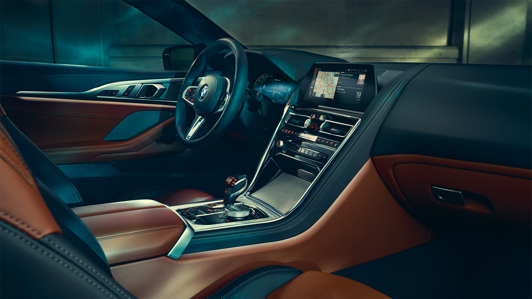 BMW řady 8 Coupé, interiér Interiér BMW řady 8 Coupé.