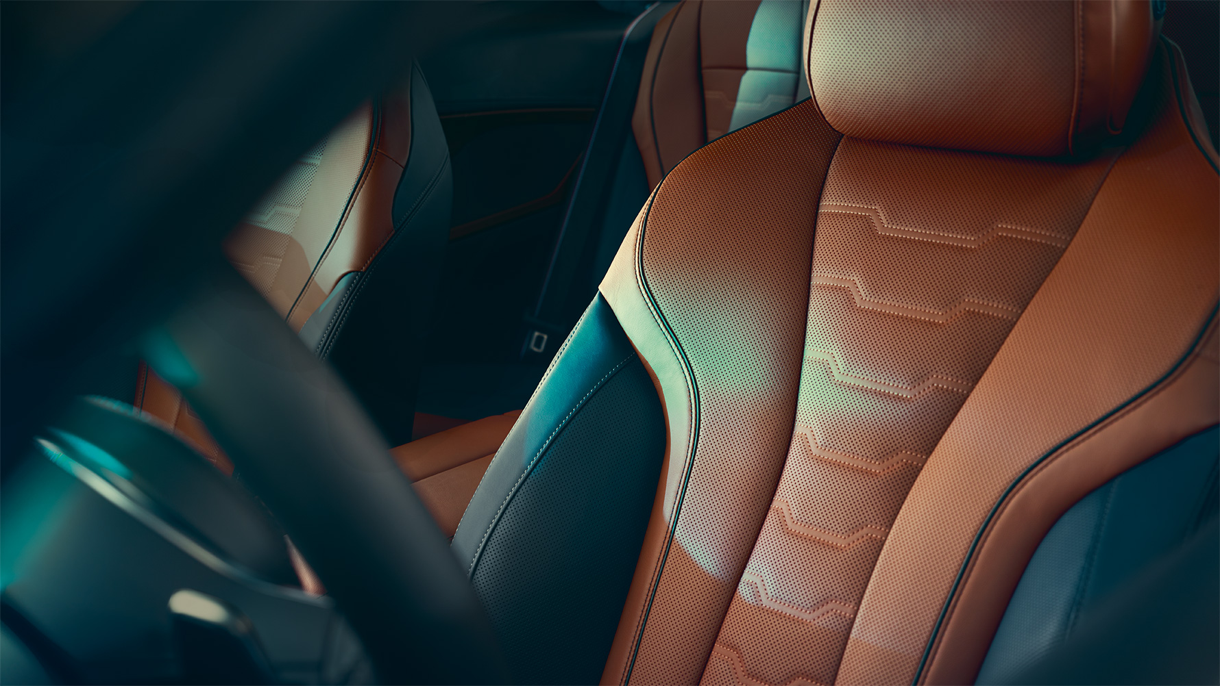 BMW řady 8 Coupé, multifunkční sedadlo Detail na multifunkční sedadlo v BMW řady 8 Coupé, čalouněné kůží Merino.