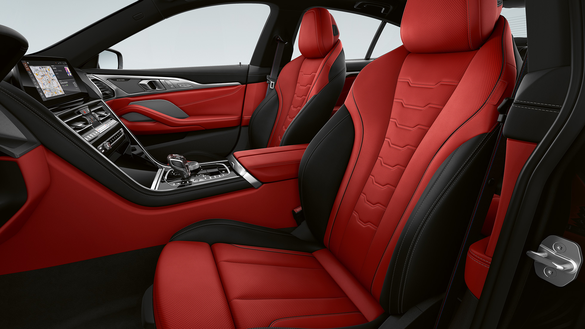 Výbava interiéru M sportovního paketu BMW řady 8 Gran Coupé, výbava interiéru M sportovního paketu