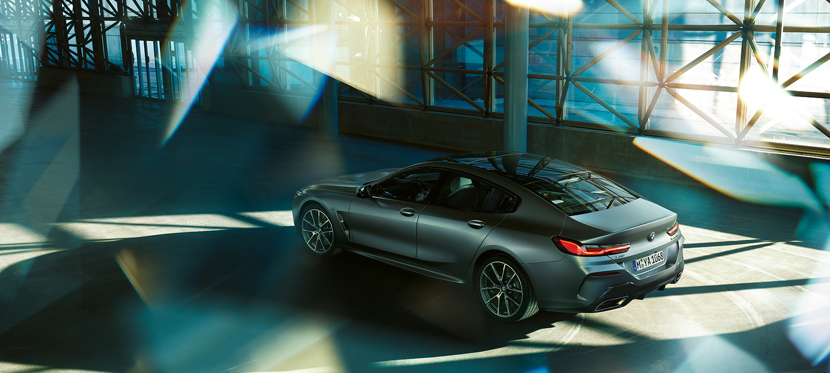 BMW řady 8 Gran Coupé, design, pohled shora BMW řady 8 Gran Coupé, design, informace, technické údaje, výbava