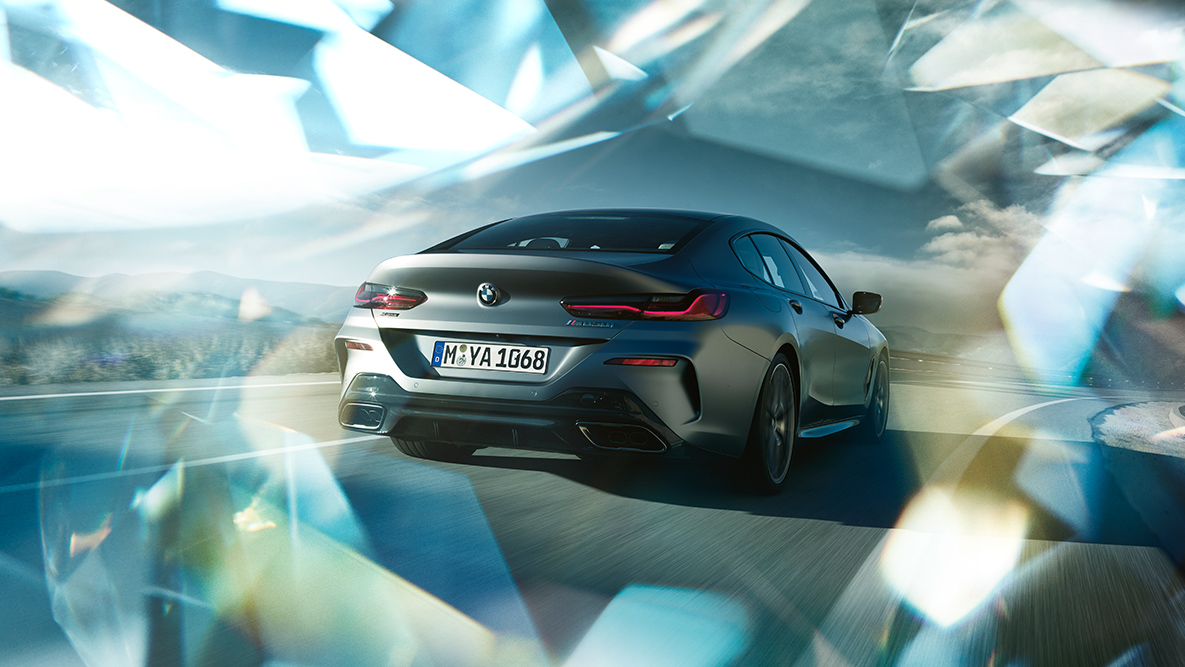 Jízdní dynamika xDrive BMW řady 8 Gran Coupé, jízdní dynamika xDrive