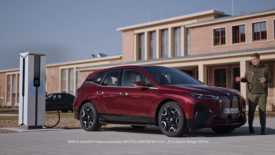 BMW iX i20 2021 elektrické SUV BMW Charging Video BMW iX i20 2021 elektrické SUV BMW Charging Video