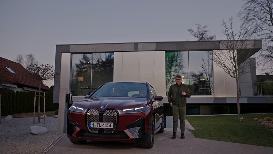 BMW iX i20 2021 elektrické SUV velkolepé uvedení Video BMW iX i20 2021 elektrické SUV velkolepé uvedení Video