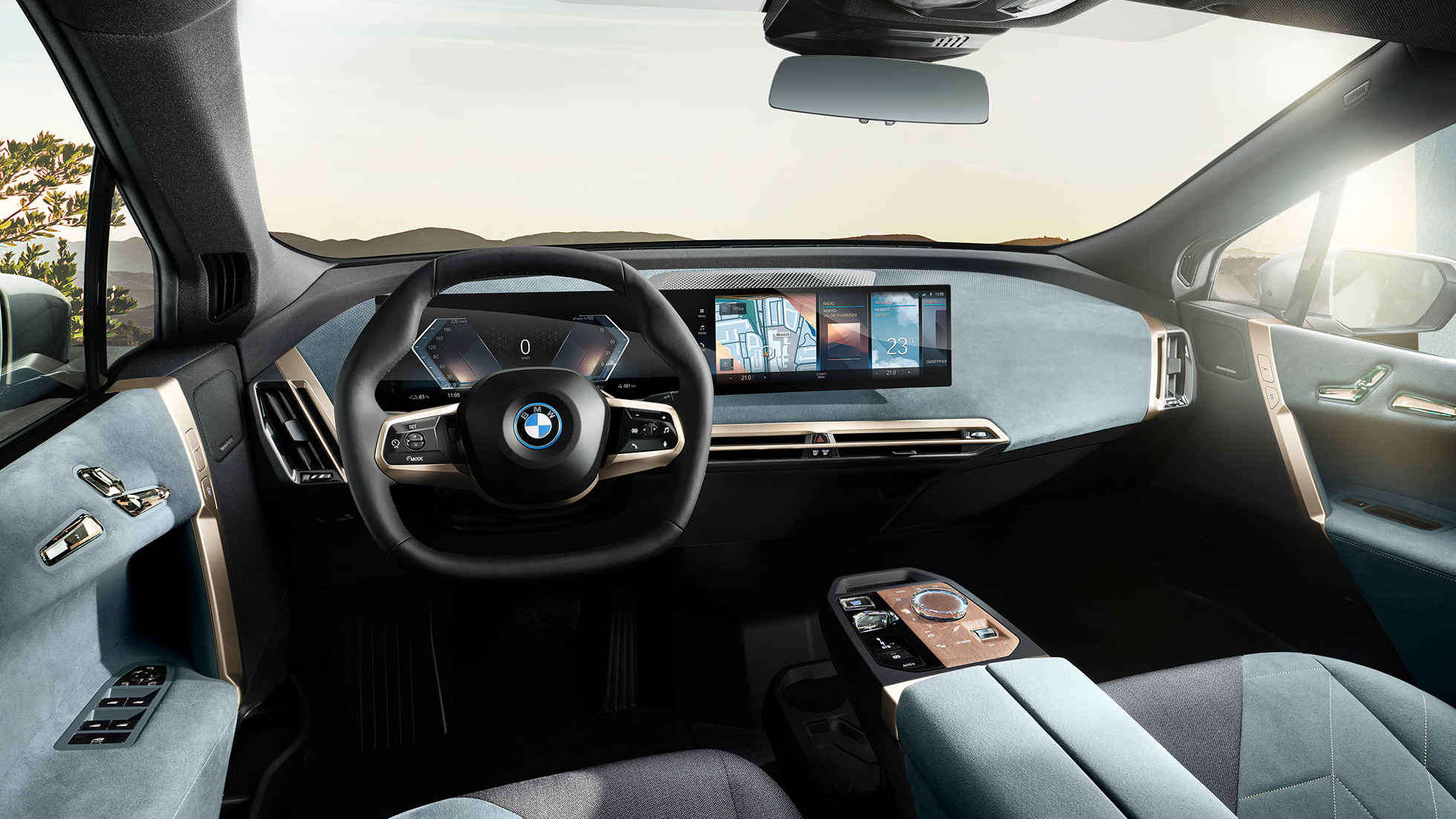 BMW iX palubní deska interiér BMW iX i20 palubní deska interiér