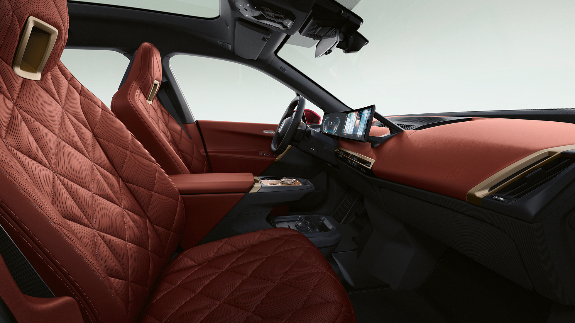 BMW iX design Suite Castanea BMW iX i20 interiér design Suite Castanea